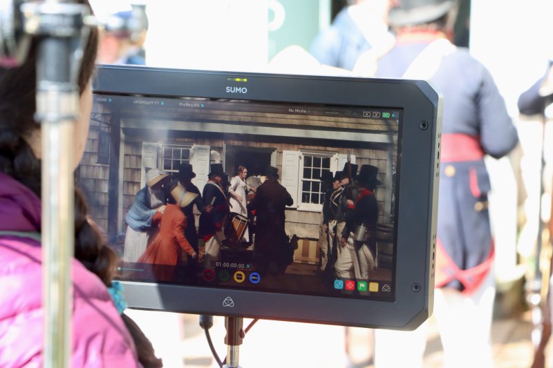 This closeup shows the what the “Chaos” scene looks like through the camera.